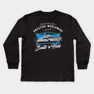 Prestige Worldwide Boats 'n Hoes Kids Long Sleeve T-Shirt